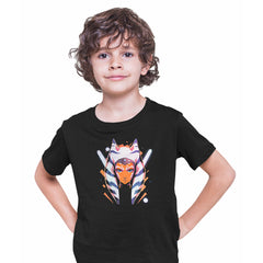 Ahsoka Tano Black Kids T-shirt