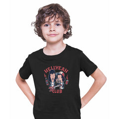 Beavis And Butthead Black Kids T-shirt Heavy Metal Hellyeah Club