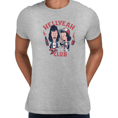Beavis And Butthead Grey T-shirt Heavy Metal Hellyeah Club