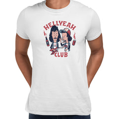 Beavis And Butthead White T-shirt Heavy Metal Hellyeah Club