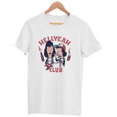 Beavis And Butthead White T-shirt Heavy Metal Hellyeah Club