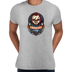 Chucky Horror Movie Grey Adult t shirt