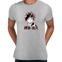 My Hero Academia Grey t-shirt Deku Izuku 