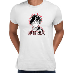 My Hero Academia White t-shirt Deku Izuku 