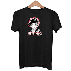 My Hero Academia Black t-shirt Deku Izuku 