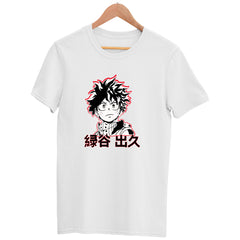 My Hero Academia White t-shirt Deku Izuku 