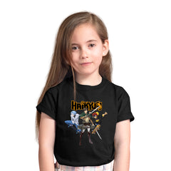 The Infinity Attack Black Kids T-shirt Haikyuu Jujutsu Kaisen