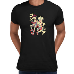 Hunter X Hunter Killua And Gon Black T-shirt