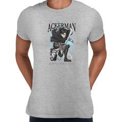 Levi Ackerman Manga Grey T-shirt AOT Attack On Titan