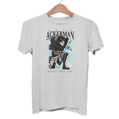 Levi Ackerman Manga Grey T-shirt AOT Attack On Titan