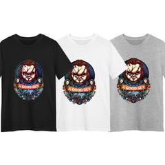 Chucky Horror Movie t shirt Say Hi To The Good Guy Movie Character Halloween Gift