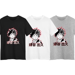 My Hero Academia t-shirt Deku Izuku Midoriya Manga Japan Movie Adult Kids Tees