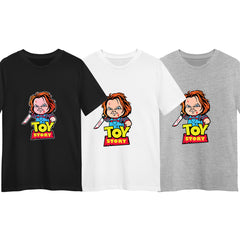 Chucky Horror Toy Story T-shirt Halloween Gift Men Adult Kids Top Tee Child's Play Movie