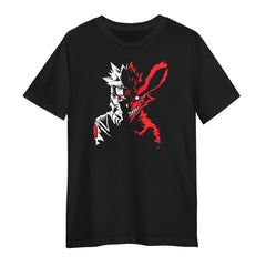 Naruto X Kurama Fox Soul T-shirt Anime Akatsuki Naruto Kurama Itachi Nine Tail Fox