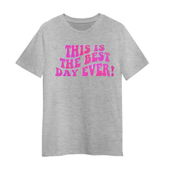 Barbie Unisex t-shirt This Is The Best Day Ever Retro 80s Gift For Girl Fan