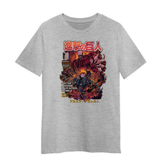 Attack On Titan T-shirt Anime Fight For A Freedom To Life Outside The Walls