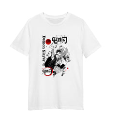 Demon Slayer Tanjiro And Nezuko Kimetsu Adult Kids Tees Japan Manga