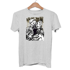 Mahito Jujutsu Kaisen Japan Grey T-shirt Manga Adult Kids