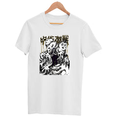 Mahito Jujutsu Kaisen Japan White T-shirt Manga Adult Kids