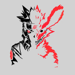 Naruto X Kurama Fox Soul T-shirt 