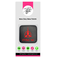 Klingon Embroidered Hook & Loop Removable Patch