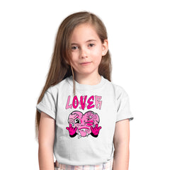 Pink Heart Loser Lover Funny T-shirt Drip Heart Matching Outfit Men Women