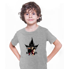 Son Goku Dragon Ball Super Grey Kids T-shirt