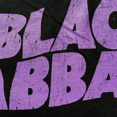 Black Sabbath Official Band Purple Logo T-Shirt Ozzy Heavy Metal Group Paranoid