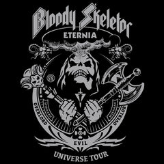 Black Sabbath Ozzy Eternia Bloody Skeletor Inspired T-shirt