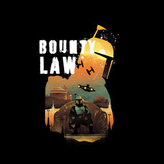 Bounty Law T-shirt Bobba Fett Mandalorian