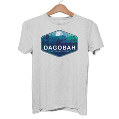 Dagobah T-Shirt Adults Classic Retro Grey Tees