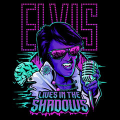 Elvis Lives in the Shadow King Rock & Roll Inspired T-shirt