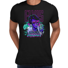 Elvis Lives in the Shadow King Rock & Roll Inspired T-shirt