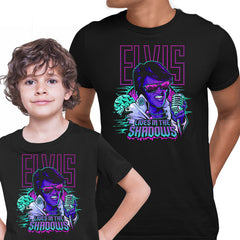 Elvis Lives in the Shadow King Rock & Roll Inspired T-shirt