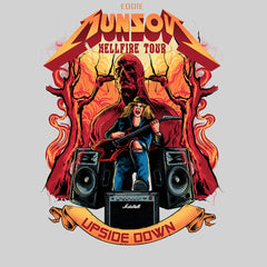 Eddie Munson Solo Guitar Black T-shirt