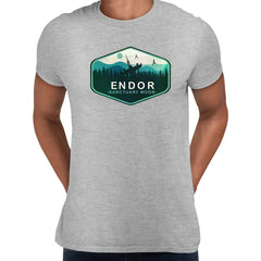 Travel to the Forest Moon with our Endor Grey T-Shirt