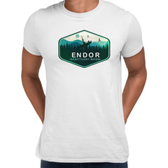 Travel to the Forest Moon with our Endor white T-Shirt