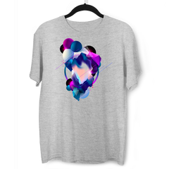 Floating 3D Fluid Abstract Geometric Elements Unique T-Shirt