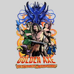 Gold Axe Nostalgia 8-bit Retro Game T-shirt