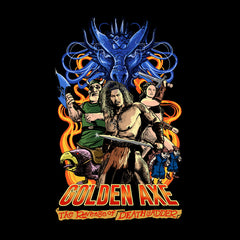 Gold Axe Nostalgia 8-bit Retro Game T-shirt