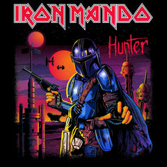 Iron Mando Deamon Bounty Hunter Music Cover Inspired T-shirt