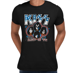 KISS ALIVE In 1977 Classic Official Licenced T-shirt Logo