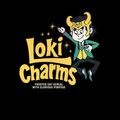 Loki Charms Glorious Purpose Black T-shirt