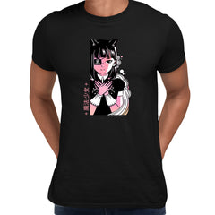 Magical Girl Black T-shirt Squad Mahou Shoujo Japan Geek Tee