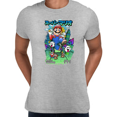 Mario Run Retro Nostalgia 8-bit Gaming T-shirt