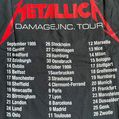 Metallica Master of Puppets European Tour 86 T-shirt 