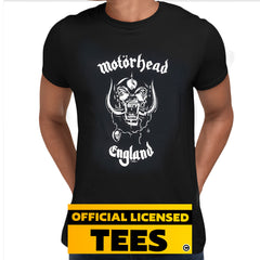 Motorhead England Official T-shirt Black Mens Unisex Classic Rock Metal