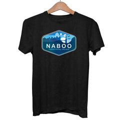 Naboo Planet Star Wars Black T-shirt - Perfect for Fans of the Universe