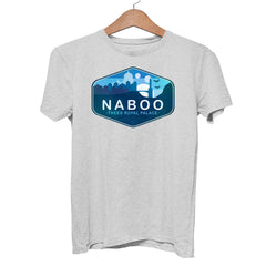 Naboo Planet Star Wars Grey T-shirt - Perfect for Fans of the Universe