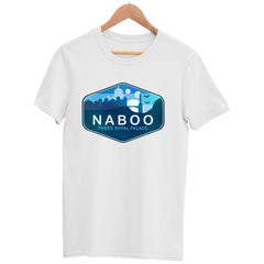 Naboo Planet Star Wars White T-shirt - Perfect for Fans of the Universe